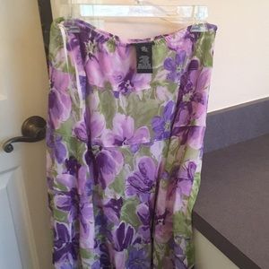 Vintage floral skirt